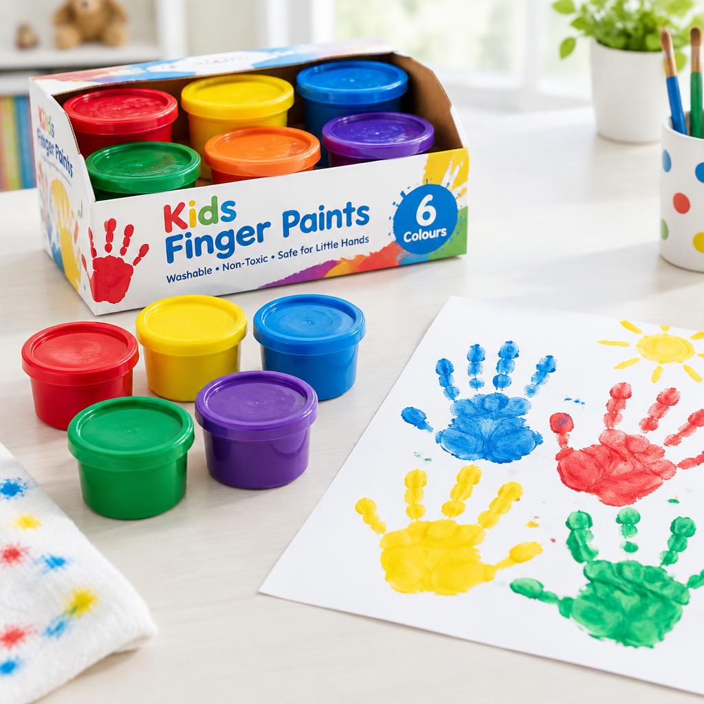 Kids Finger Paint Set